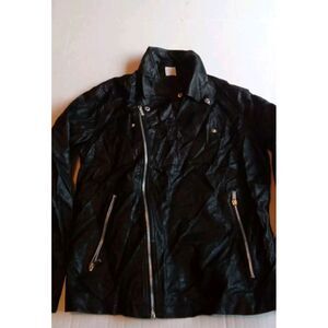 Riverdale South Side Serpents Faux Leather Biker Jacket Black Moto Cosplay Small